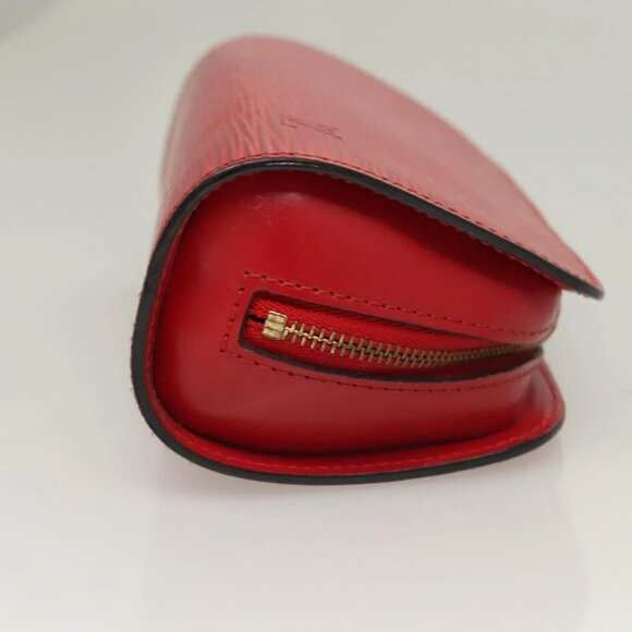 LOUIS VUITTON Epi Dauphine PM Pouch Castilian Red - Picture 3 of 15